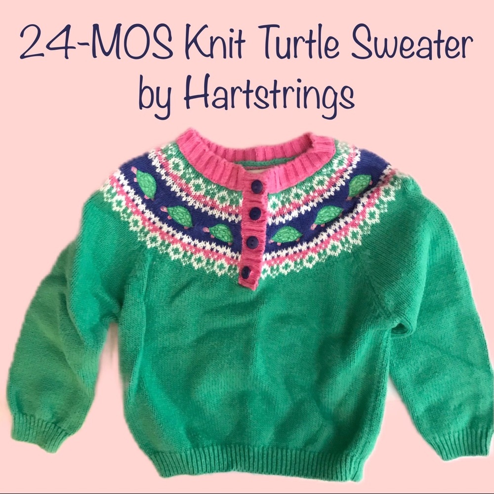 SOLD! 24-Mos Sweater with Turtle Design - Picture 1 of 6